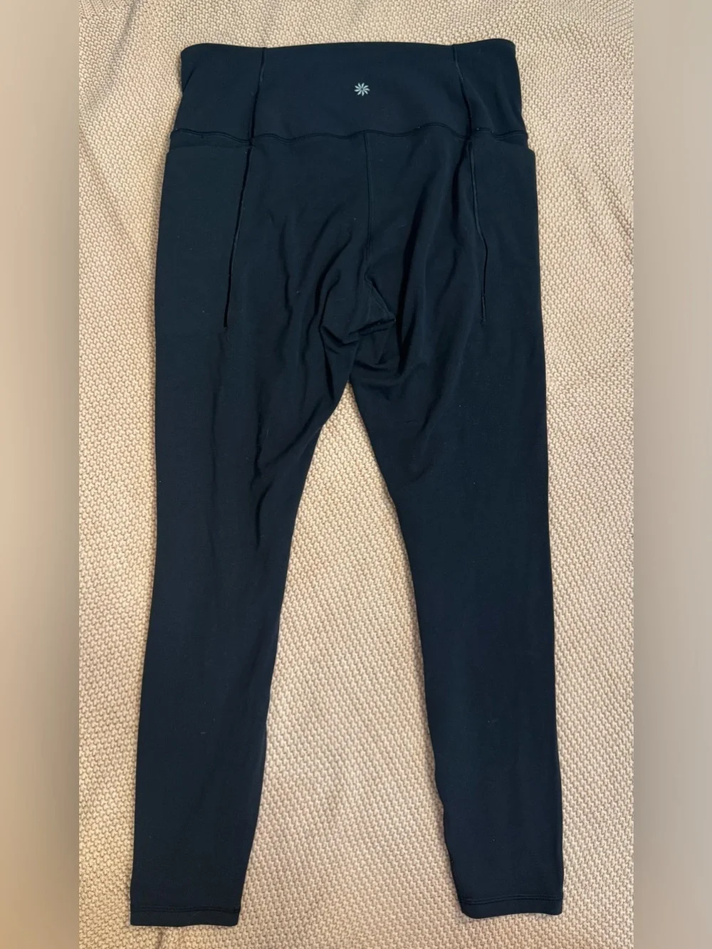 Athleta Transcend Stash Tights Leggings size Large in Black - Picture 4 of 6
